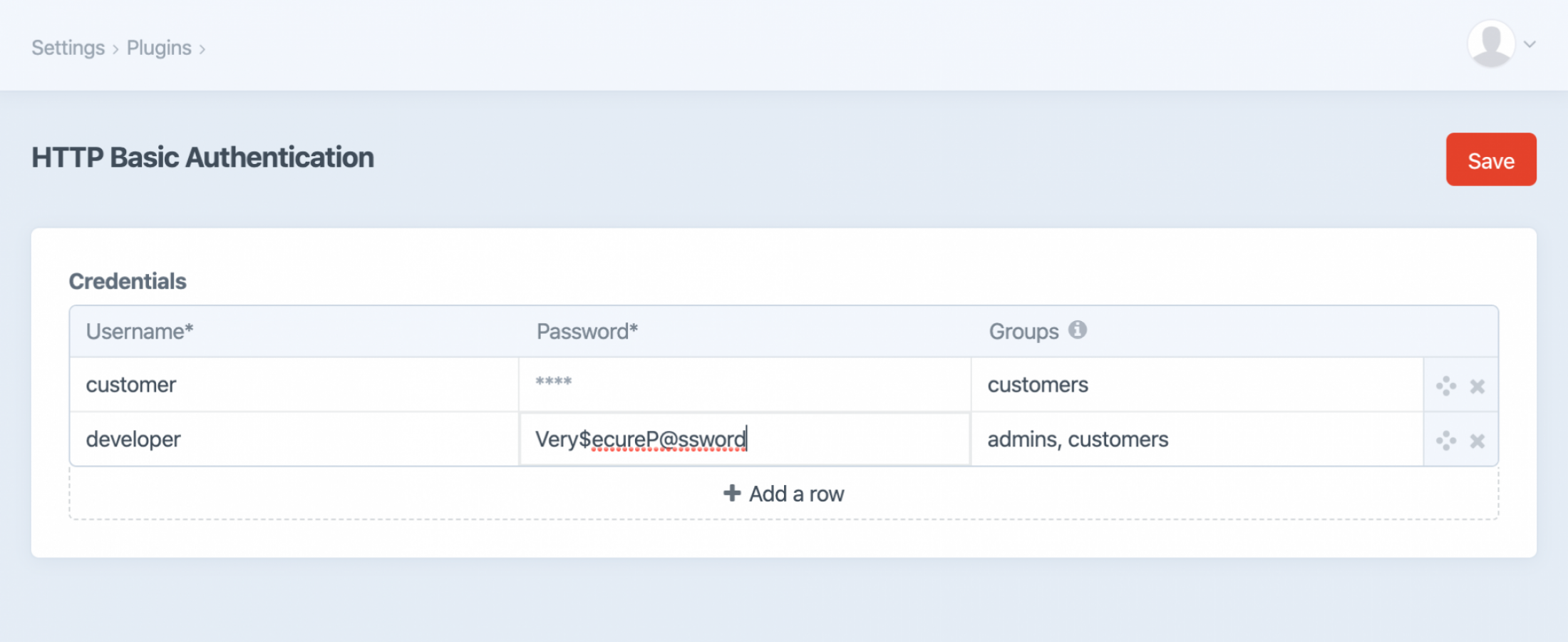 HTTP Basic Authentication