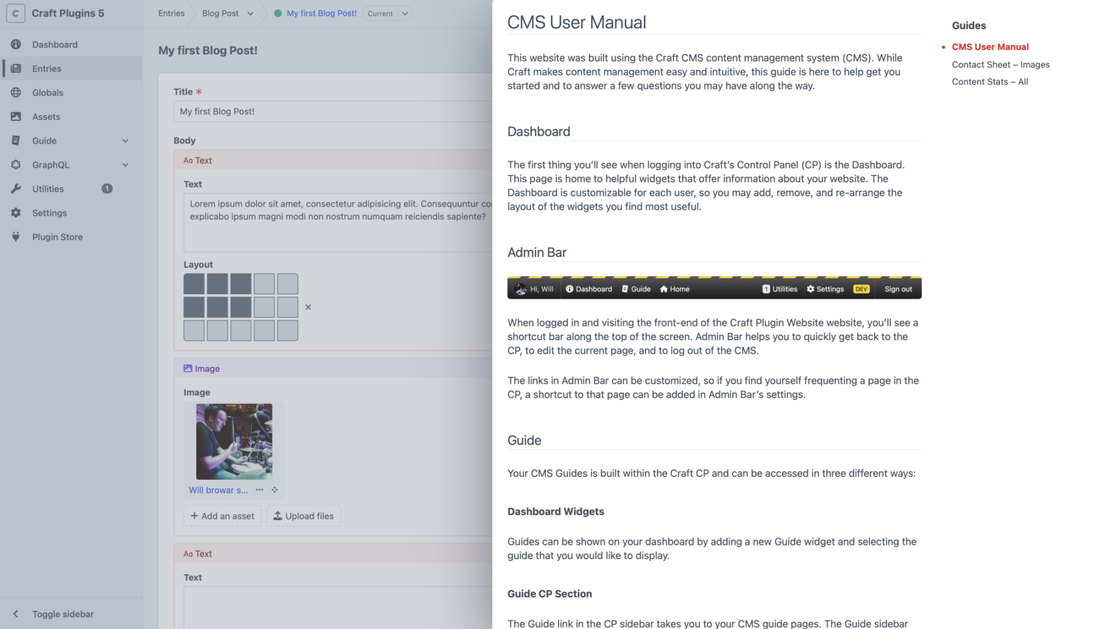 Enable Guide Guide