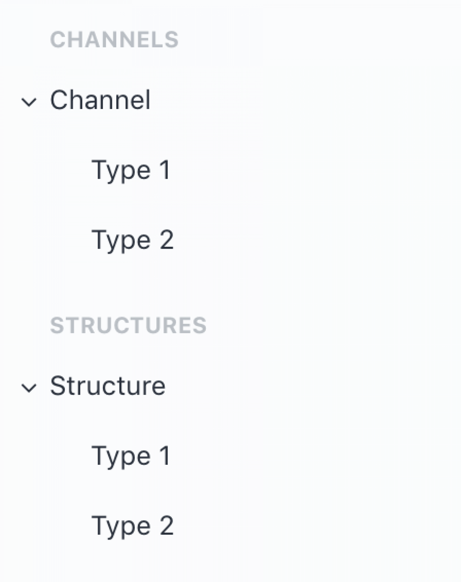 Side Bar Module Type Sidebar Entry Types